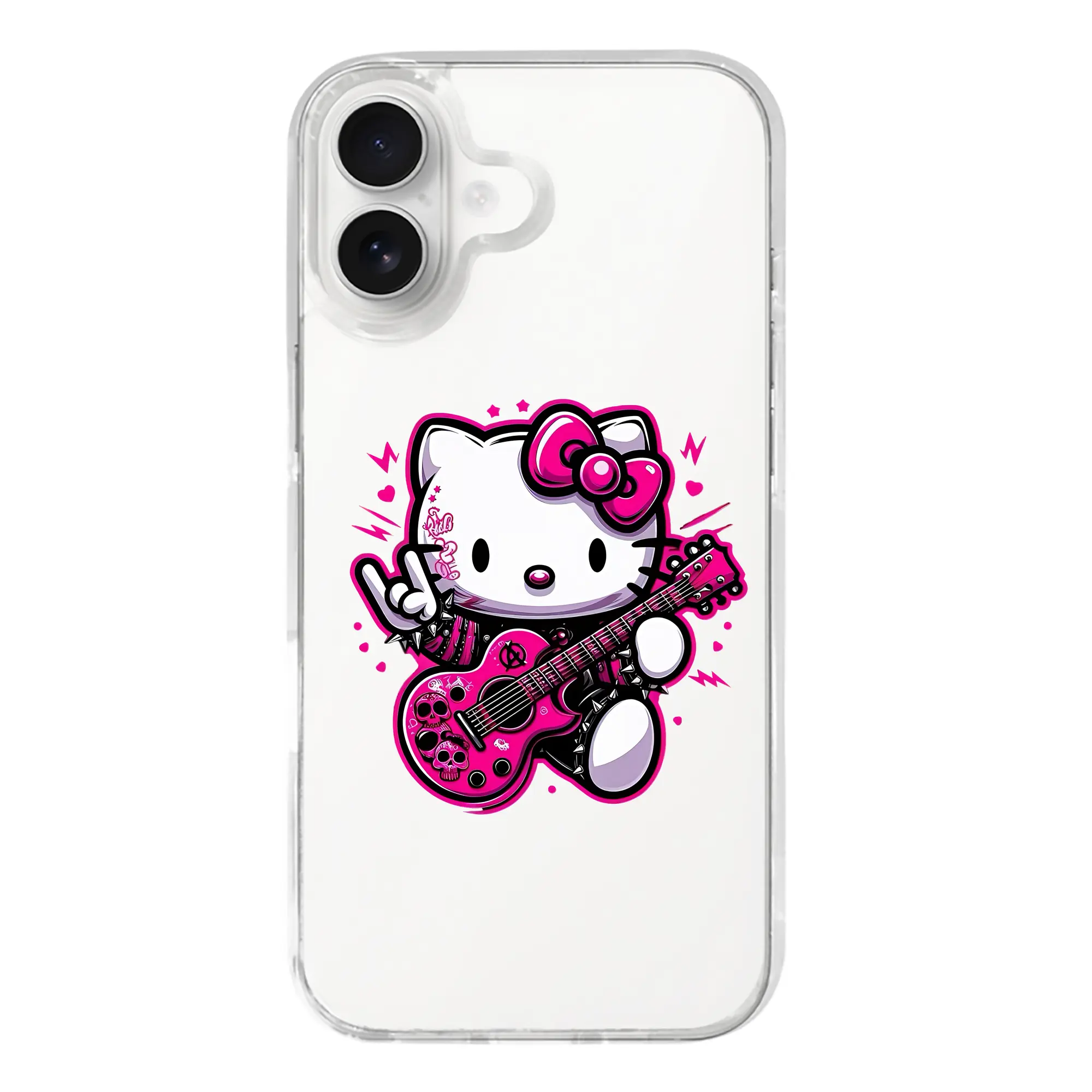 サンリオ グッズ,ハローキティ - iPhone 17シリーズ 透明スマホケース – 薄型・耐衝撃・精密フィット保護カバー